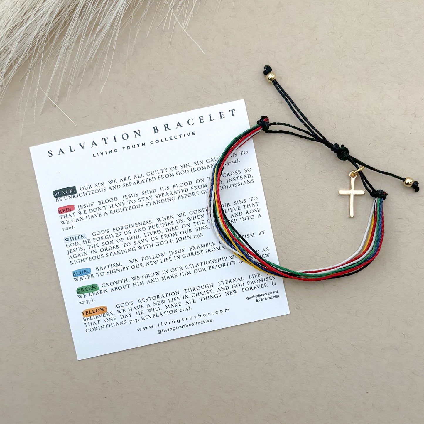 Salvation Bracelet -Bright