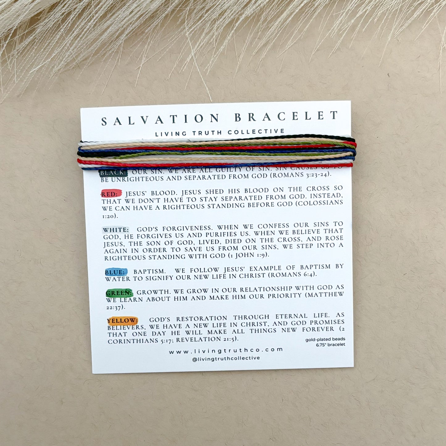 Salvation Bracelet